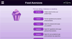 Desktop Screenshot of foodaversions.com